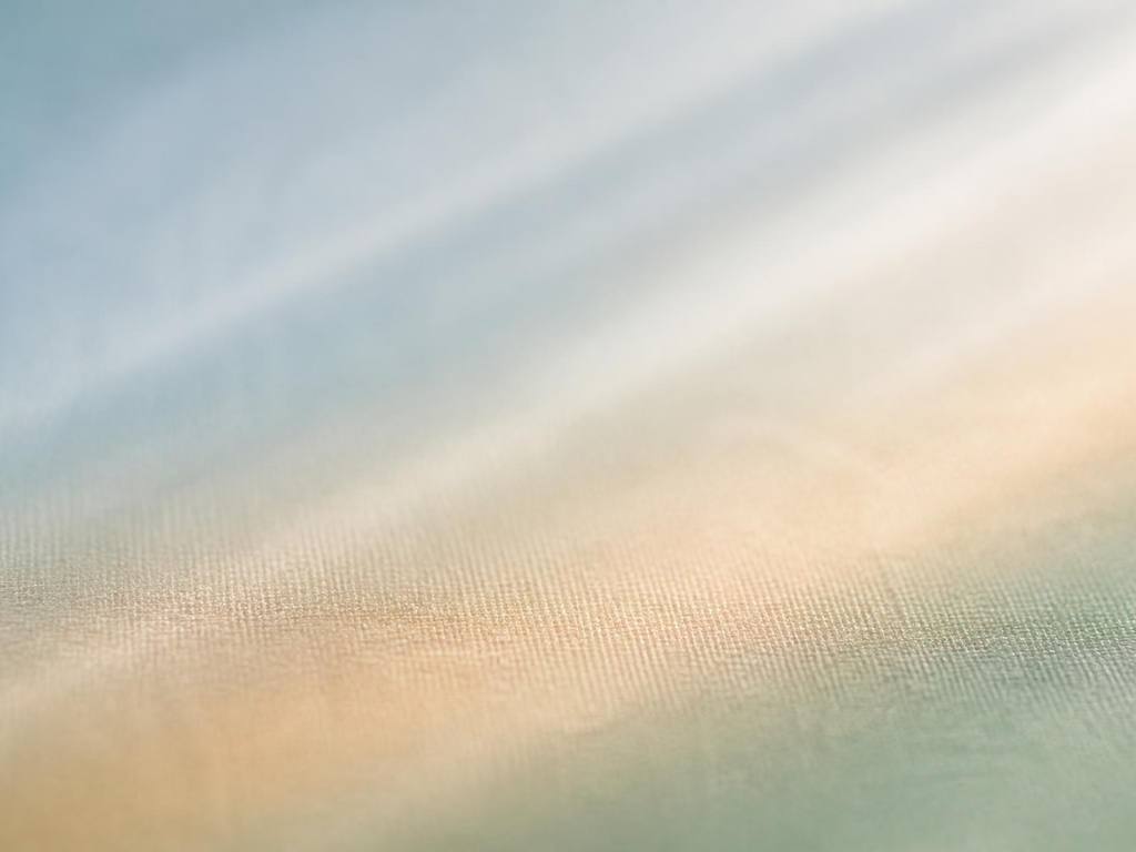 Soft morning light across pale linen